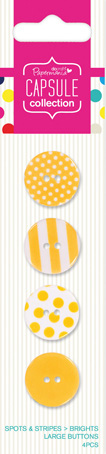   Spots & Stripes Brights - YELLOW 4 , 