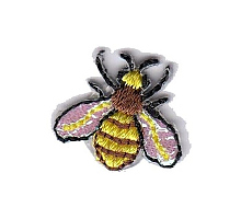 ТЕРМОАППЛИКАЦИЯ "пчелка" Marbet голограмма 18х20мм