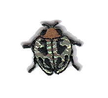 ТЕРМОАППЛИКАЦИЯ "жучок" Marbet голограмма 18х20мм