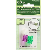 ДЕРЖАТЕЛИ ДЛЯ СПИЦ СПИРАЛЬНЫЕ, БОЛЬШИЕ CLOVER ш22