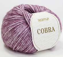 Шнурок Кобра Сеам 16 бело-пурпурный (смородиновый шербет)