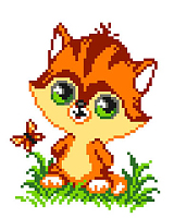 Канва с рисунком 16х20см Матренин посад, "Рыжик"