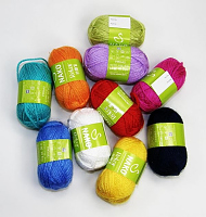 Набор пряжи Nako Mini (Нако мини) №7, 10шт. х 10гр.