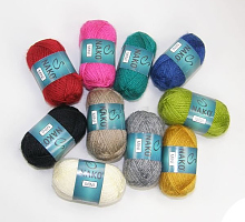 Набор пряжи Nako Mini (Нако мини) №8, 10шт. х 10гр.