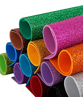 Фоамиран глиттерный