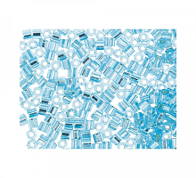 Бисер "ТОНО" HEXAGON 2.2мм №0023 блестящий голубой 25г