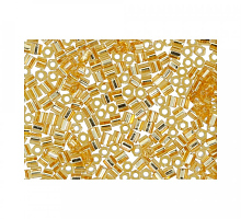 Бисер "ТОНО" рубка 2.2мм HEXAGON 11/0 №0022 св.золотистый (25г)