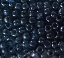 Бисер "ТОНО" круглый 8/0 3мм черный (25г)