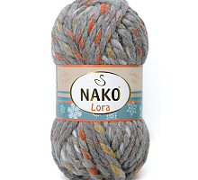 Пряжа Lora (Лора) 28103 серый меланж