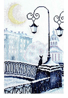 Набор для вышивания "Зимний мостик" по рисунку А. Майской