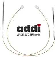 Спицы металлические круговые с фиксаторами на лесках addi