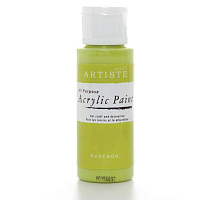 Краска акриловая ARTISTE желто-зеленый