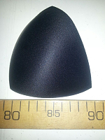 Чашки для купальника черные размер 65 ш9