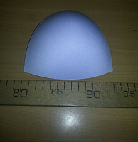 Чашки для купальника с эффектом Push-up белые размер 70