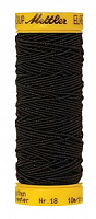 Нить-резинка ELASTIC METTLER, 4000 черный, 10 м ш27