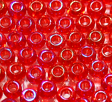 Бисер прозрачный радужный 91070