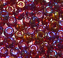 Бисер прозрачный радужный 91120