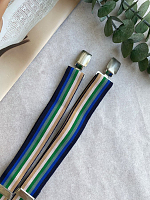 Подтяжки детские (сине -зелёные) ш15