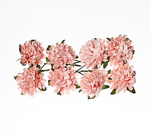 Цветы декор. Астры из бумаги нежно-розовые, 8 шт ш12