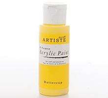 Краска акриловая ARTISTE желтый