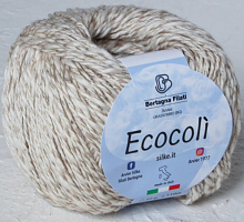 Полулен Экоколи Сеам 84 - светло-бежевый меланж