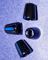 Наконечник (концевик) темный никель 8х7мм (2шт) №12