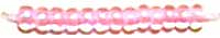 Бисер прозрачный с прокрасом 38173 нежно-розовый