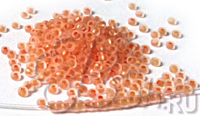 Бисер огоньки пастель 68105м светло-оранж матовый