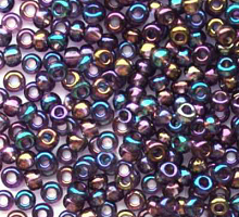 Бисер прозрачный радужный 21060