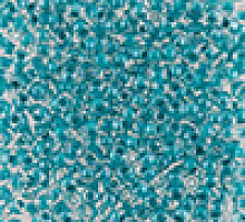 Бисер с блеском и супер-прокрасом 38858 с бирюзово-зеленым прокрасом блестящий