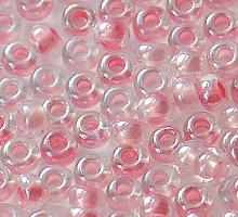 Бисер прозрачный с прокрасом 38194