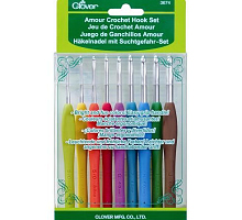 НАБОР КРЮЧКОВ ДЛЯ ВЯЗАНИЯ AMOUR 2,0-15 ММ