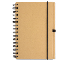 Тетрадь на спирали с резинкой-фиксатором 148х210 мм, 70 л ш22.